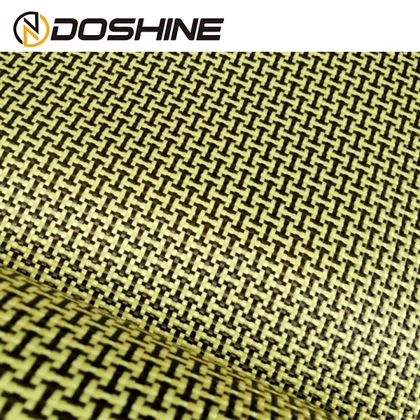 Aromatic Carbon Mixed Cloth Auto Parts Cloth Twill Weave Customized Aramid Fiber Carbon Fiber Hybrid Cloth